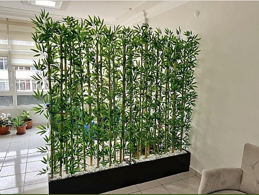 GEREK DOKULU YAPAY BAMBU DEKOR